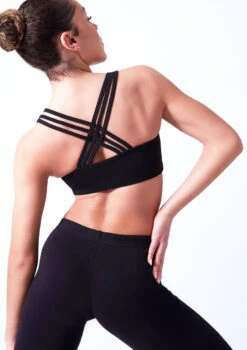 Move Dance Lola Bra Top -Dance Clothing Store moz0252 black close up back t 11118.1695433413