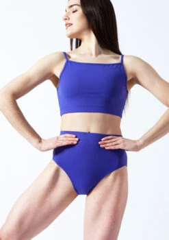 Move Dance Carpo Camisole Crop Top -Dance Clothing Store moz0254 saph front 1t 52470.1693437720