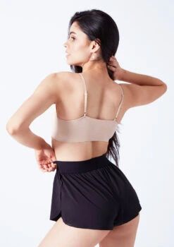 Move Dance Beatrix Seamless Bra - 2 Pack -Dance Clothing Store moz0507 sand close up back 36048.1676074697