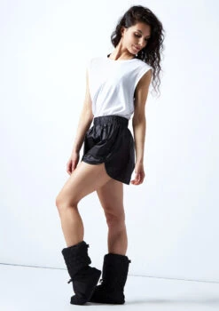 Move Dance Patti Dance Top -Dance Clothing Store moz0632 white front 3 35856.1678885081