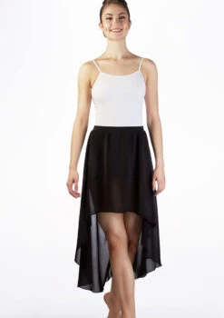 Bloch Lyrical Contemporary Dance Skirt - Black -Dance Clothing Store r8821 bloch lyrical contemporary dance skirt black front thumbnail T 10401.1698800442
