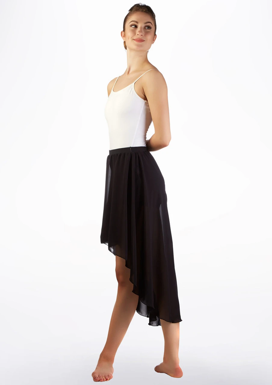 Bloch Lyrical Contemporary Dance Skirt - Black 2 Bloch Lyrical Contemporary Dance Skirt - Black - Image 2