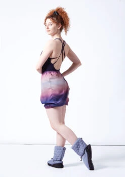 So Danca Dream Warm Up Shorts -Dance Clothing Store rde2624 navy back 02341.1696332681