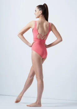So Danca Teen Cross Back Leotard -Dance Clothing Store so l 1865 so danca teen cross back leotard pink back 83393.1678885834