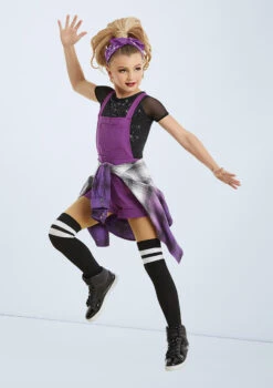 Weissman G-Slide -Dance Clothing Store wn 10924 weissman g slide purple front 60612.1678886922