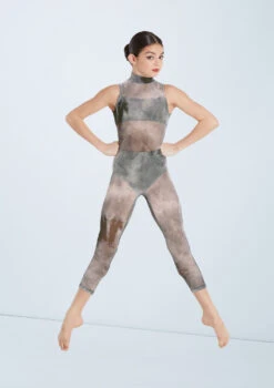 Weissman Unravel -Dance Clothing Store wn sm11206 weissman smokey mesh unitard green front 35024.1678891569