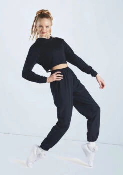 Weissman Ankle-Length Joggers -Dance Clothing Store wn14308 black 25 54937.1698816782