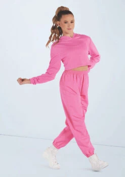 Weissman Ankle-Length Joggers -Dance Clothing Store wn14308 bubblegum pink 23 33923.1694042352