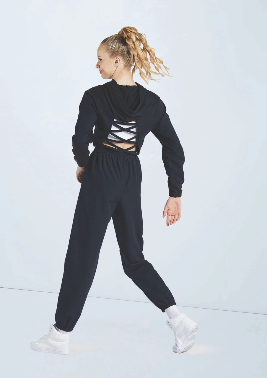 Weissman Cutout Laced Back Hoodie 2 Weissman Cutout Laced Back Hoodie - Image 2