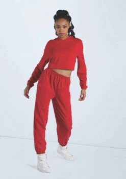 Weissman Cutout Laced Back Hoodie 12 Weissman Cutout Laced Back Hoodie -Dance Clothing Store wn15283 red 31 17890.1694693657