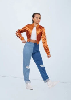 Weissman Two Tone Distressed Jeans -Dance Clothing Store wn15505 medium wash 16 t 35333.1698824359