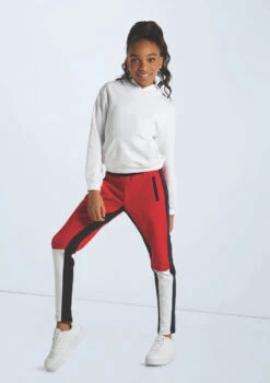 Weissman French Terry Hoodie -Dance Clothing Store wn15549 white 138 61202.1694697912