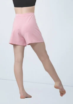 Weissman Longline Suit Shorts -Dance Clothing Store wn15561 pink 33 18458.1694697962
