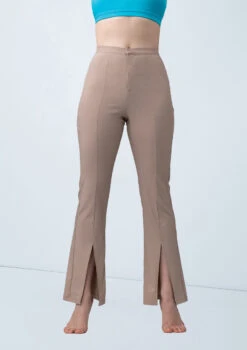 Weissman Split-Front Suit Pants -Dance Clothing Store wn15562 latte 88 15769.1694697961