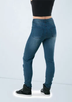 Weissman Slashed Skinny Jeans 10 Weissman Slashed Skinny Jeans -Dance Clothing Store wnah9210 denim 0327 99521.1696479589
